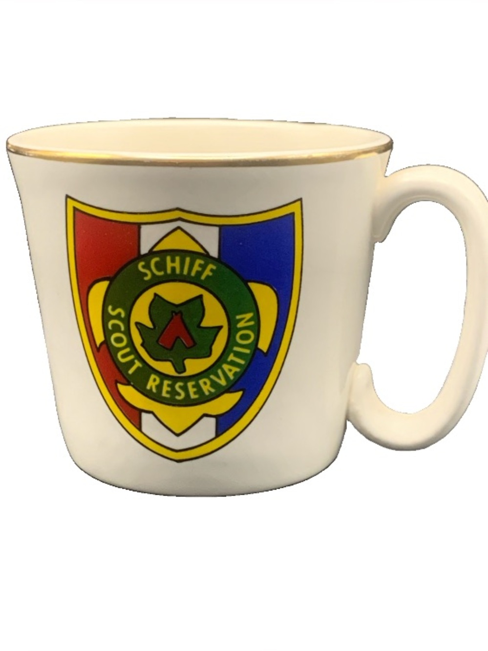 Vintage Boy Scouts Scout Schiff Scout Reservation Mug